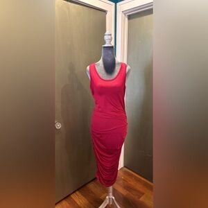 Super Cute Ruched Racerback Dress
